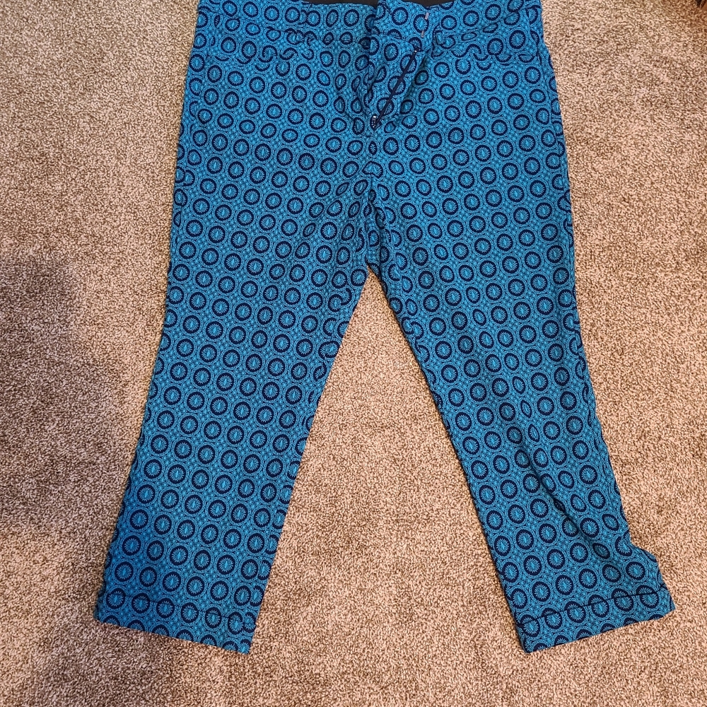 Lane Bryant Blue Capri Pants